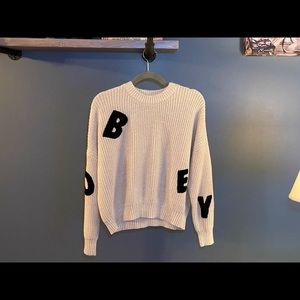 Obey crew neck sweater